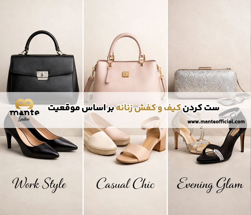 ست کردن کیف و کفش بر اساس موقعیت دعوت و حضور