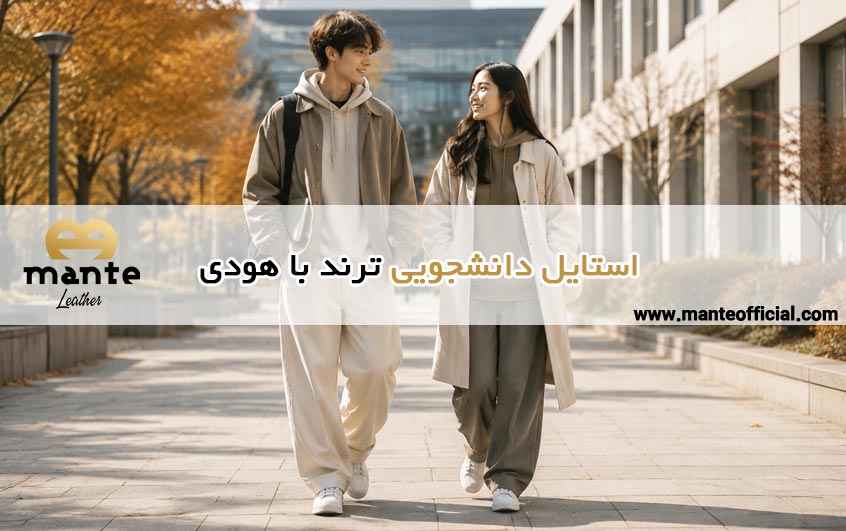 استایل دانشجویی ترند با هودی