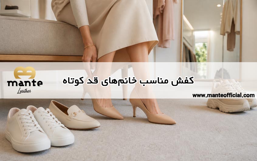 کفش مناسب خانم‌های قد کوتاه